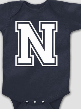 Varsity Letter : Printed Baby Bodysuits