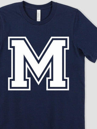 Varsity Letter : Premium Printed T-Shirts