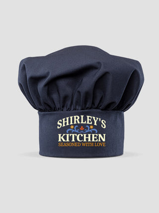 Vintage Kitchen : Embroidered Chef Hat