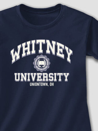 Vintage University : Adult Ladies Fitted T-Shirt