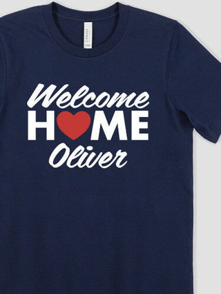 Welcome Home Heart : Premium Printed T-Shirts