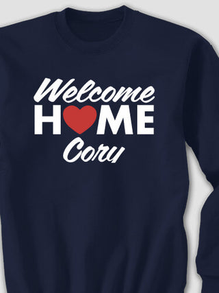 Welcome Home Heart : Printed Sweatshirts