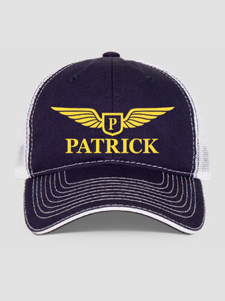 Aviation Monogram : Embroidered Trucker Hats