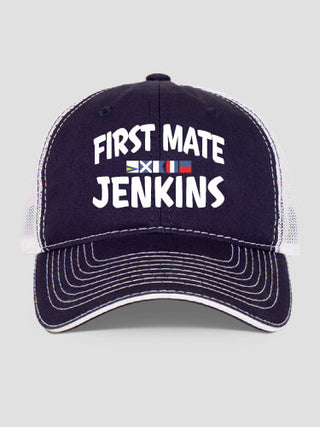 First Mate : Embroidered Trucker Hats