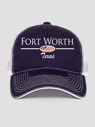 Hometown Flag : Embroidered Trucker Hats