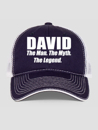 Man Myth Legend : Embroidered Trucker Hats
