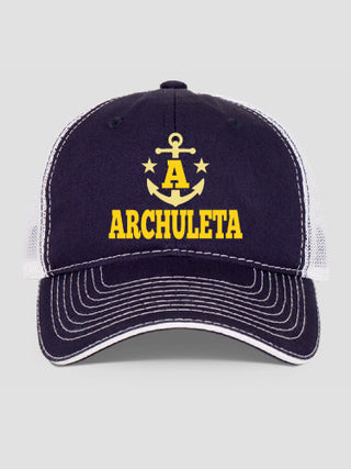 Nautical Monogram : Embroidered Trucker Hats