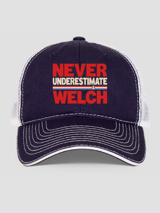 Never Underestimate : Embroidered Trucker Hats