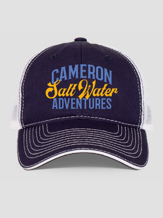 Salt Water Adventures : Embroidered Trucker Hats
