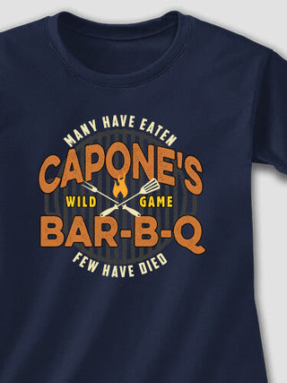 Wild Game Few Have Died BBQ : Adult Ladies Fitted T-Shirt