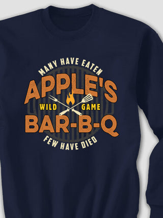 Wild Game Few Have Died BBQ : Printed Sweatshirts