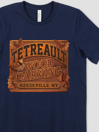 Wood Carving : Premium Printed T-Shirts