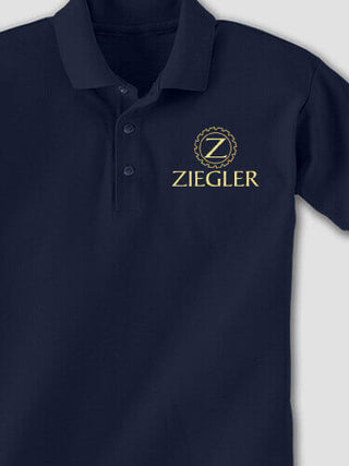 Woodworking Monogram : Embroidered Polo Shirts