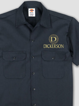 Woodworking Monogram : Embroidered Work Shirts