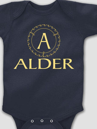 Woodworking Monogram : Printed Baby Bodysuits