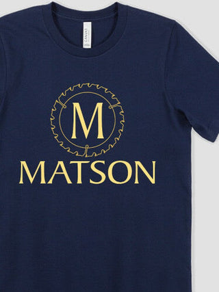Woodworking Monogram : Premium Printed T-Shirts