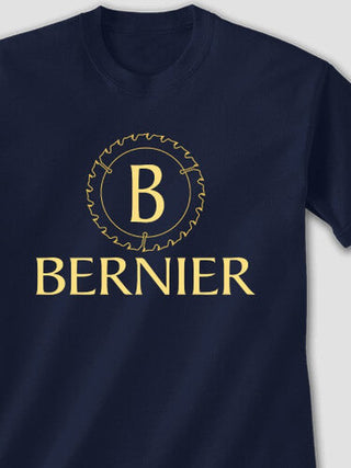 Woodworking Monogram : Printed T-Shirts