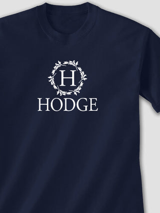 Wreath Monogram : Printed T-Shirts