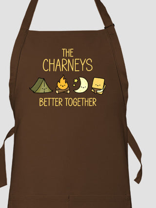 Better Together Camping : Printed Aprons