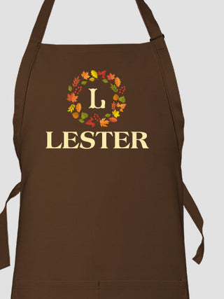 Fall Monogram : Printed Aprons