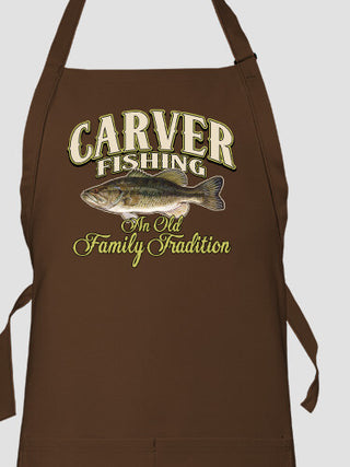 Fishing Family Tradition : Printed Aprons