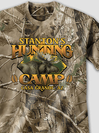 Moose Hunting Camp : Printed T-Shirts