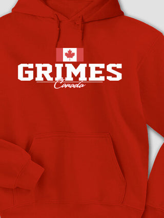Canadian Flag : Printed Hoodies