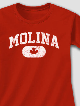 Canadian Varsity : Adult Ladies Fitted T-Shirt