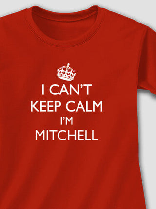 Can't Keep Calm : Adult Ladies Fitted T-Shirt