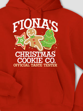 Christmas Cookie Tester : Printed Hoodies