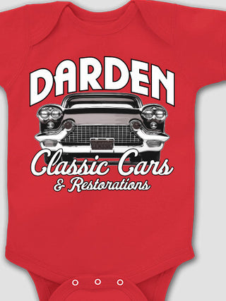 Classic Cars : Printed Baby Bodysuits