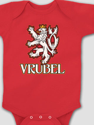 Czech Lion : Printed Baby Bodysuits