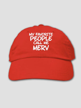 Favorite People : Embroidered Baseball Hats