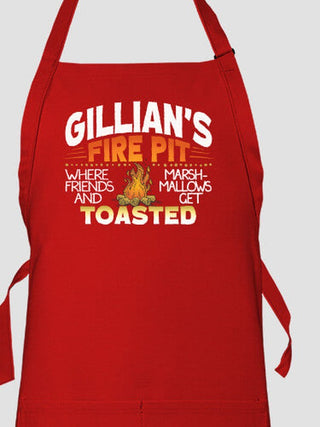 Fire Pit : Printed Aprons