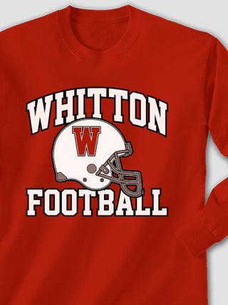 Football Helmet : Printed Long Sleeves