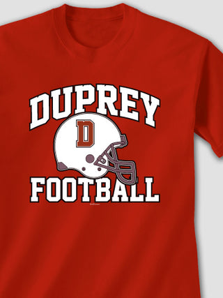Football Helmet : Printed T-Shirts