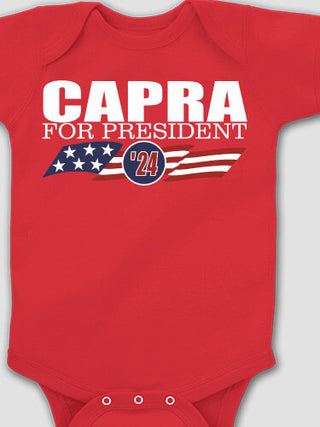 For President : Printed Baby Bodysuits