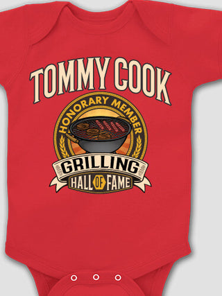 Grilling Hall Of Fame : Printed Baby Bodysuits