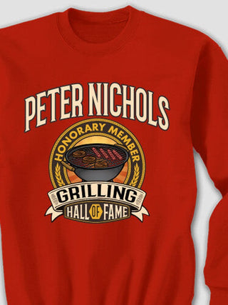Grilling Hall Of Fame : Printed Sweatshirts