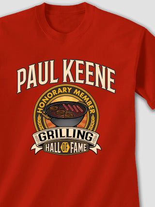 Grilling Hall Of Fame : Printed T-Shirts