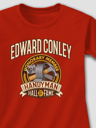 Handyman Hall Of Fame : Adult Ladies Fitted T-Shirt