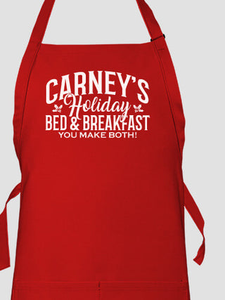 Holiday Bed And Breakfast : Printed Aprons