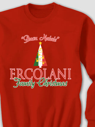 Italian Family Christmas : Printed Sweatshirts