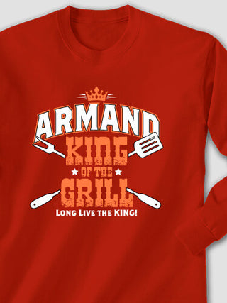 King of the Grill : Printed Long Sleeves