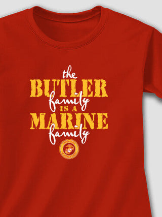 Marine Family : Adult Ladies Fitted T-Shirt