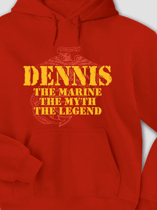 Marines Myth Legend : Printed Hoodies