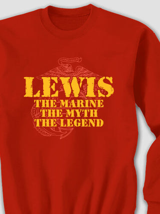 Marines Myth Legend : Printed Sweatshirts