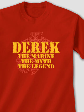 Marines Myth Legend : Printed T-Shirts