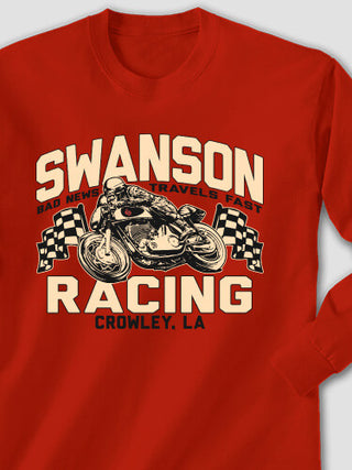 Motorcycle Racing : Printed Long Sleeves