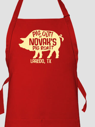 Pig Roast : Printed Aprons